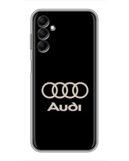 Чехол для Samsung Galaxy M14 5g (M146) с картинкой «Audi — золотой логотип» Чехол для Samsung Galaxy M14 5g (M146) с картинкой «Audi — золотой логотип»