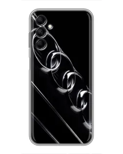 Чехол для Samsung Galaxy M14 5g (M146) с картинкой «Audi — абстрактные кольца» Чехол для Samsung Galaxy M14 5g (M146) с картинкой «Audi — абстрактные кольца»