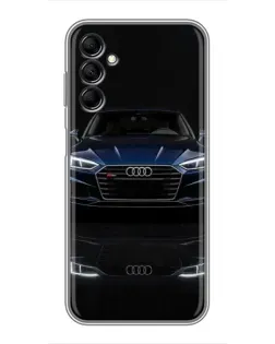 Чехол для Samsung Galaxy M14 5g (M146) с картинкой «Audi — ночное отражение» Чехол для Samsung Galaxy M14 5g (M146) с картинкой «Audi — ночное отражение»