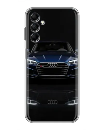 Чехол для Samsung Galaxy M14 5g (M146) с картинкой «Audi — ночное отражение» Чехол для Samsung Galaxy M14 5g (M146) с картинкой «Audi — ночное отражение»