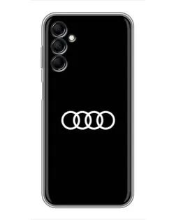 Чехол для Samsung Galaxy M14 5g (M146) с картинкой «Audi White Logo» Чехол для Samsung Galaxy M14 5g (M146) с картинкой «Audi White Logo»