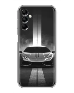 Чехол для Samsung Galaxy M14 5g (M146) с картинкой «Lamborghini симметрия дорог»