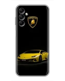 Чехол для Samsung Galaxy M14 5g (M146) с картинкой «Lamborghini желтый акцент»