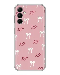 Чехол для Samsung Galaxy M14 5g (M146) с картинкой «Сердца и банты» Чехол для Samsung Galaxy M14 5g (M146) с картинкой «Сердца и банты»