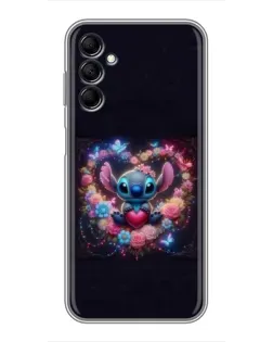 Чехол для Samsung Galaxy M14 5g (M146) с картинкой «Stitch в цветах»