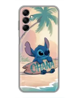 Чехол для Samsung Galaxy M14 5g (M146) с картинкой «Стич на серфе»