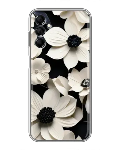 Чехол для Samsung Galaxy M14 5g (M146) с картинкой «Объемные белые цветы»