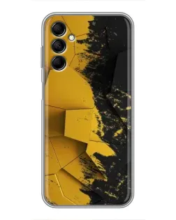 Чехол для Samsung Galaxy M14 5g (M146) с картинкой «Золотые осколки геометрии»