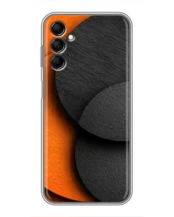 Чехол для Samsung Galaxy M14 5g (M146) с картинкой «Геометрия оранжевых кругов»