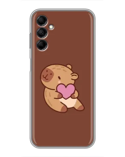 Чехол для Samsung Galaxy M14 5g (M146) с картинкой «Капибара с сердцем» Чехол для Samsung Galaxy M14 5g (M146) с картинкой «Капибара с сердцем»