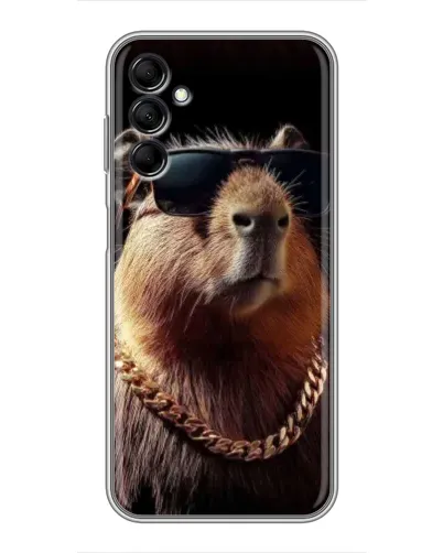 Чехол для Samsung Galaxy M14 5g (M146) с картинкой «Капибара золотая цепь» Чехол для Samsung Galaxy M14 5g (M146) с картинкой «Капибара золотая цепь»
