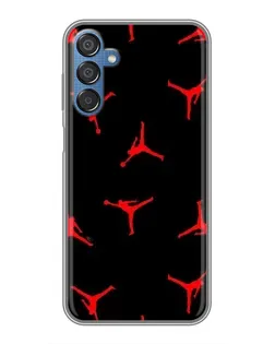 Чехол для Samsung Galaxy M15 (M156) с картинкой «Jordan Red Pattern»