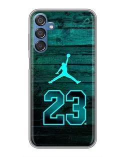 Чехол для Samsung Galaxy M15 (M156) с картинкой «Jordan Cyan 23» Чехол для Samsung Galaxy M15 (M156) с картинкой «Jordan Cyan 23»