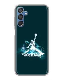 Чехол для Samsung Galaxy M15 (M156) с картинкой «Jordan Blue Fire» Чехол для Samsung Galaxy M15 (M156) с картинкой «Jordan Blue Fire»