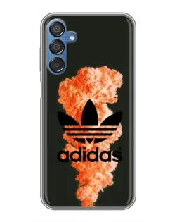 Чехол для Samsung Galaxy M15 (M156) с картинкой «Оранжевый дым Adidas» Чехол для Samsung Galaxy M15 (M156) с картинкой «Оранжевый дым Adidas»