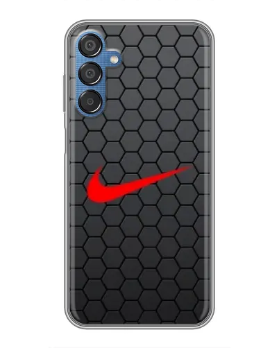 Чехол для Samsung Galaxy M15 (M156) с картинкой «Nike — карбоновая сетка»