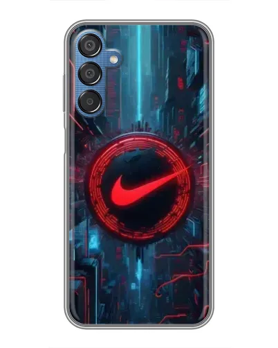 Чехол для Samsung Galaxy M15 (M156) с картинкой «Техногенный стиль Nike»
