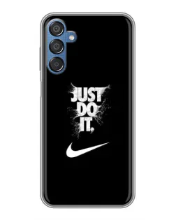 Чехол для Samsung Galaxy M15 (M156) с картинкой «Текстовый принт Nike» Чехол для Samsung Galaxy M15 (M156) с картинкой «Текстовый принт Nike»
