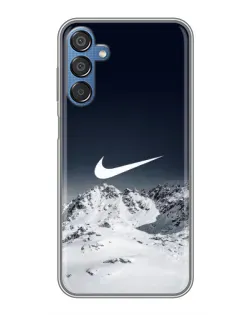 Чехол для Samsung Galaxy M15 (M156) с картинкой «Nike — зимние горы» Чехол для Samsung Galaxy M15 (M156) с картинкой «Nike — зимние горы»