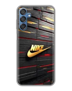 Чехол для Samsung Galaxy M15 (M156) с картинкой «Золотой Nike на металле» Чехол для Samsung Galaxy M15 (M156) с картинкой «Золотой Nike на металле»