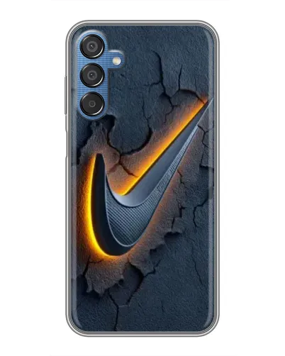 Чехол для Samsung Galaxy M15 (M156) с картинкой «Объемный логотип Найк»