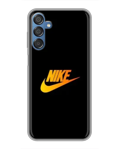 Чехол для Samsung Galaxy M15 (M156) с картинкой «Золотой логотип Nike»