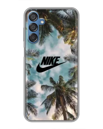 Чехол для Samsung Galaxy M15 (M156) с картинкой «Тропический принт Nike» Чехол для Samsung Galaxy M15 (M156) с картинкой «Тропический принт Nike»