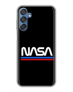 Чехол для Samsung Galaxy M15 (M156) с картинкой «NASA — классика Red Blue»