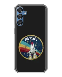 Чехол для Samsung Galaxy M15 (M156) с картинкой «NASA — эмблема миссии»