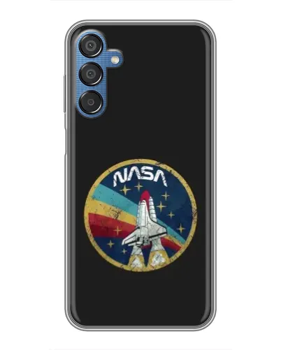 Чехол для Samsung Galaxy M15 (M156) с картинкой «NASA — эмблема миссии»