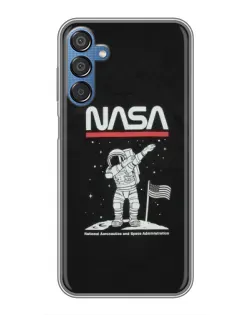 Чехол для Samsung Galaxy M15 (M156) с картинкой «NASA — шагаем по Луне» Чехол для Samsung Galaxy M15 (M156) с картинкой «NASA — шагаем по Луне»