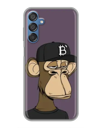 Чехол для Samsung Galaxy M15 (M156) с картинкой «Bored Ape в кепке» Чехол для Samsung Galaxy M15 (M156) с картинкой «Bored Ape в кепке»