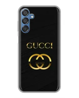 Чехол для Samsung Galaxy M15 (M156) с картинкой «Золотой логотип Gucci»