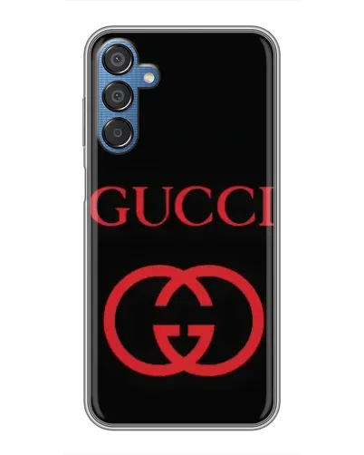 Чехол для Samsung Galaxy M15 (M156) с картинкой «Gucci — красный логотип» Чехол для Samsung Galaxy M15 (M156) с картинкой «Gucci — красный логотип»