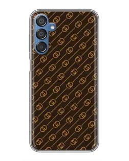 Чехол для Samsung Galaxy M15 (M156) с картинкой «Gucci — золотые диагонали»