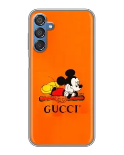 Чехол для Samsung Galaxy M15 (M156) с картинкой «Микки Маус Gucci — оранж»