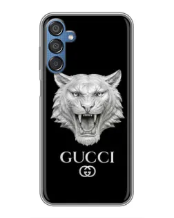 Чехол для Samsung Galaxy M15 (M156) с картинкой «Gucci — серебряный лев»