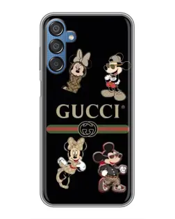 Чехол для Samsung Galaxy M15 (M156) с картинкой «Gucci — герои Disney и монограмма»