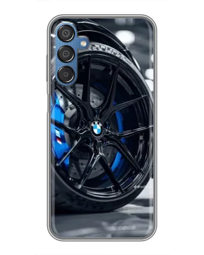 Чехол для Samsung Galaxy M15 (M156) с картинкой «Колесо BMW вблизи»