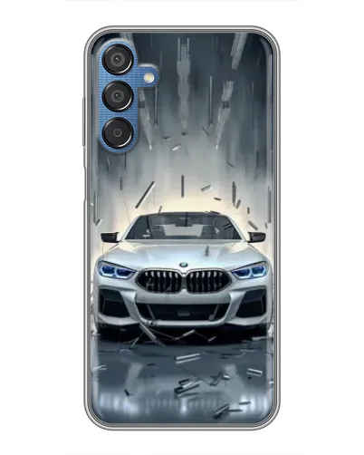 Чехол для Samsung Galaxy M15 (M156) с картинкой «BMW в свете фар»
