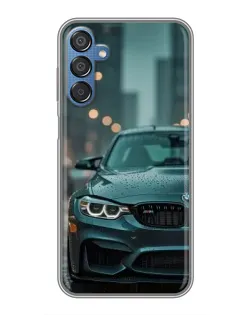 Чехол для Samsung Galaxy M15 (M156) с картинкой «BMW в огнях города» Чехол для Samsung Galaxy M15 (M156) с картинкой «BMW в огнях города»