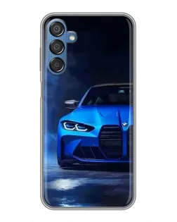 Чехол для Samsung Galaxy M15 (M156) с картинкой «Голубая BMW M4» Чехол для Samsung Galaxy M15 (M156) с картинкой «Голубая BMW M4»