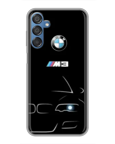 Чехол для Samsung Galaxy M15 (M156) с картинкой «Минималистичный принт BMW M3»