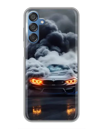 Чехол для Samsung Galaxy M15 (M156) с картинкой «BMW в дыму»