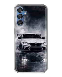 Чехол для Samsung Galaxy M15 (M156) с картинкой «BMW сквозь туман» Чехол для Samsung Galaxy M15 (M156) с картинкой «BMW сквозь туман»