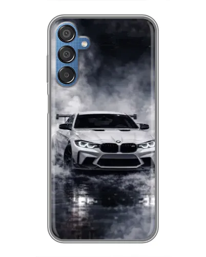 Чехол для Samsung Galaxy M15 (M156) с картинкой «BMW сквозь туман»