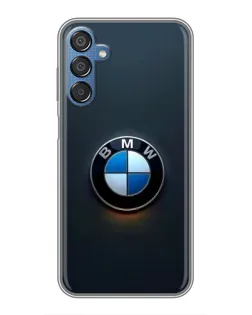 Чехол для Samsung Galaxy M15 (M156) с картинкой «Логотип BMW — минимализм» Чехол для Samsung Galaxy M15 (M156) с картинкой «Логотип BMW — минимализм»