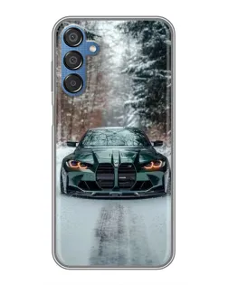Чехол для Samsung Galaxy M15 (M156) с картинкой «BMW в зимнем лесу» Чехол для Samsung Galaxy M15 (M156) с картинкой «BMW в зимнем лесу»