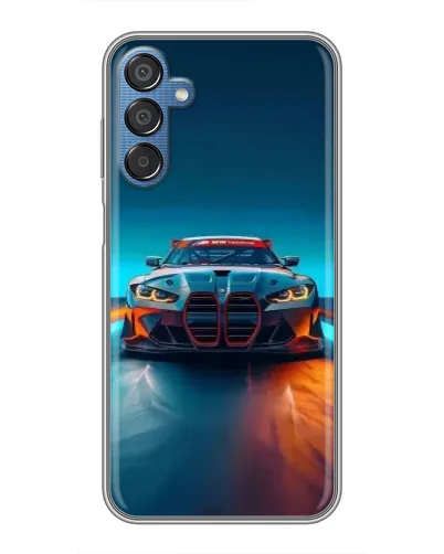 Чехол для Samsung Galaxy M15 (M156) с картинкой «BMW — огни неона» Чехол для Samsung Galaxy M15 (M156) с картинкой «BMW — огни неона»
