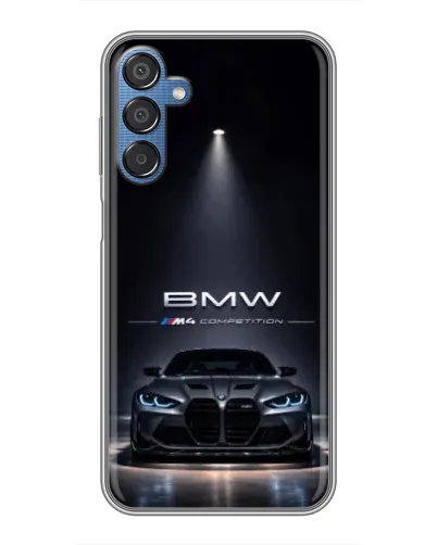 Чехол для Samsung Galaxy M15 (M156) с картинкой «BMW сквозь ночной город» Чехол для Samsung Galaxy M15 (M156) с картинкой «BMW сквозь ночной город»